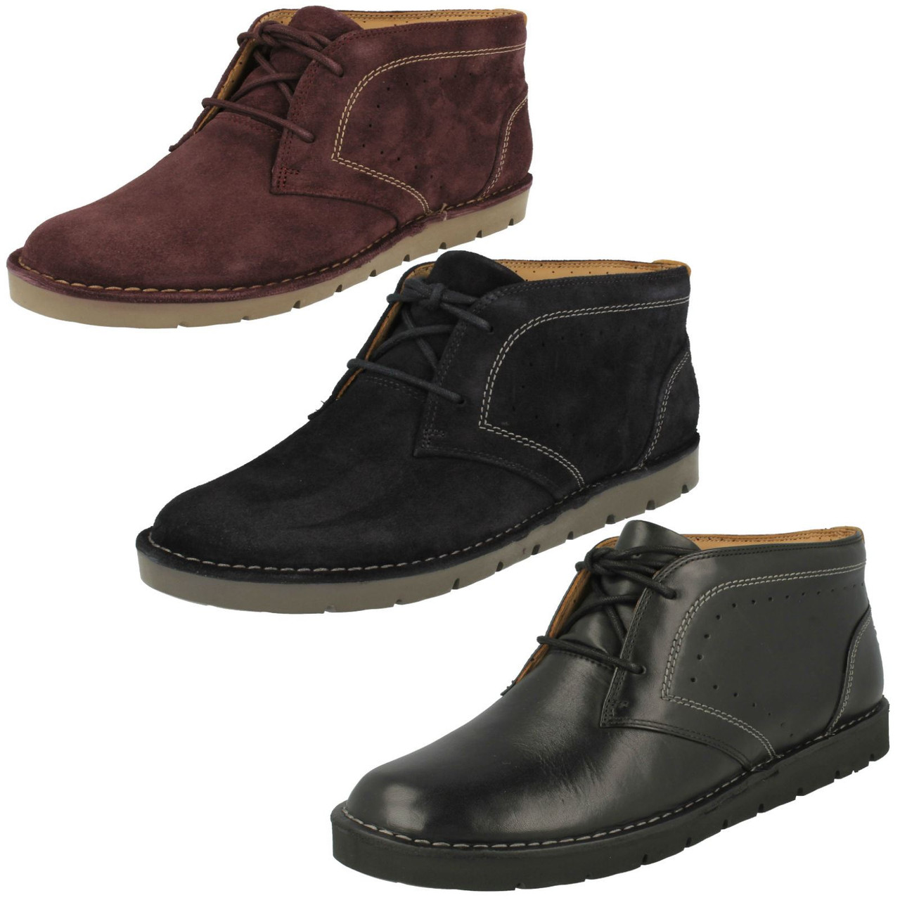 clarks unstructured ankle boots