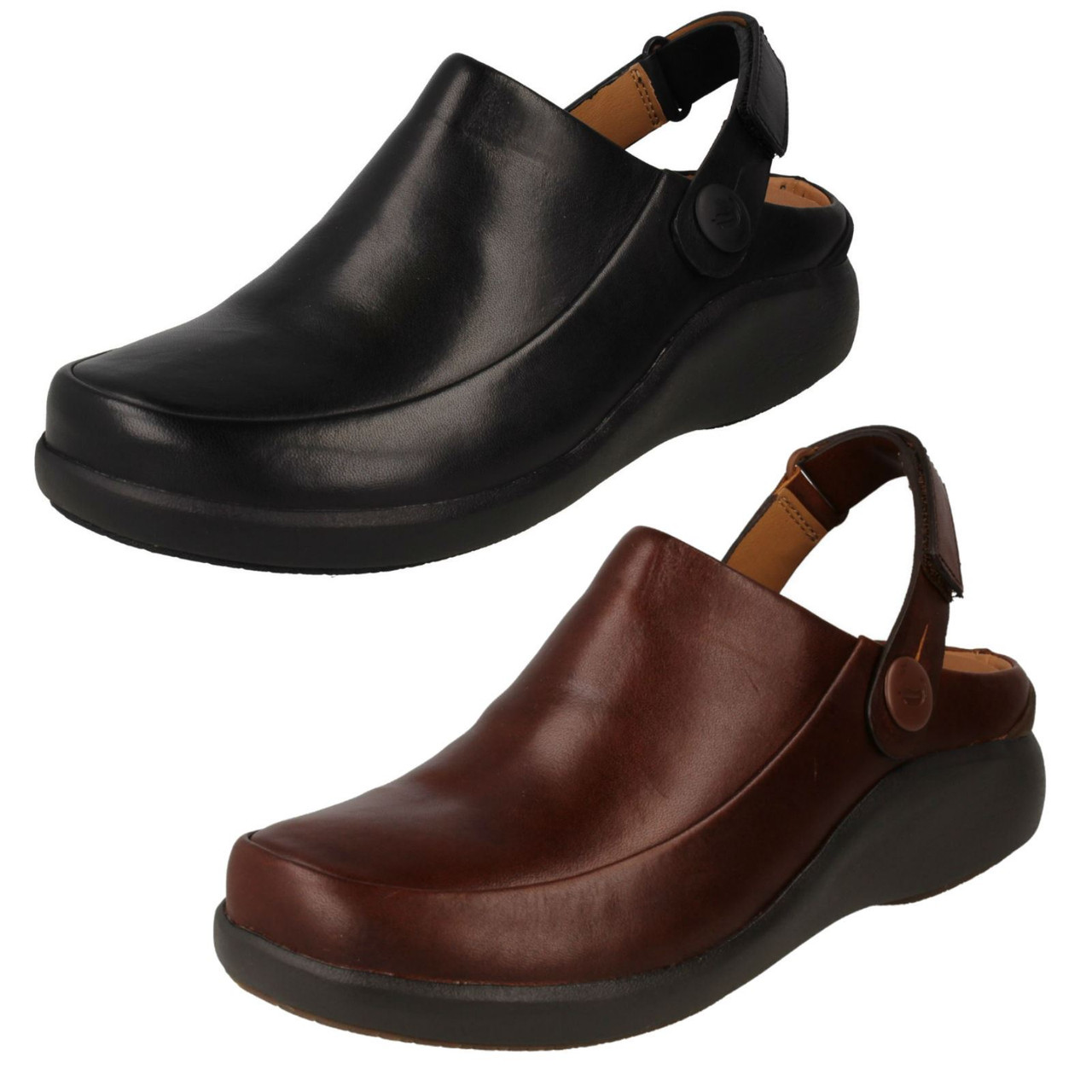 clarks structured ladies shoes