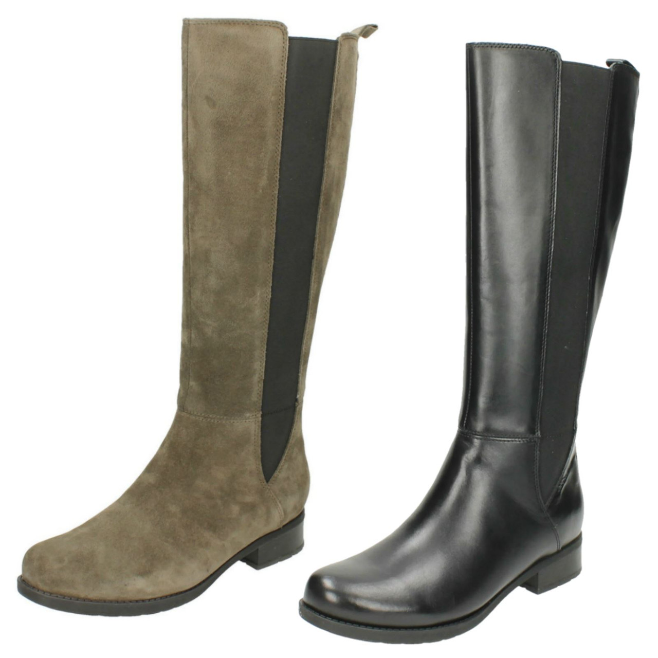 clarks ladies long boots