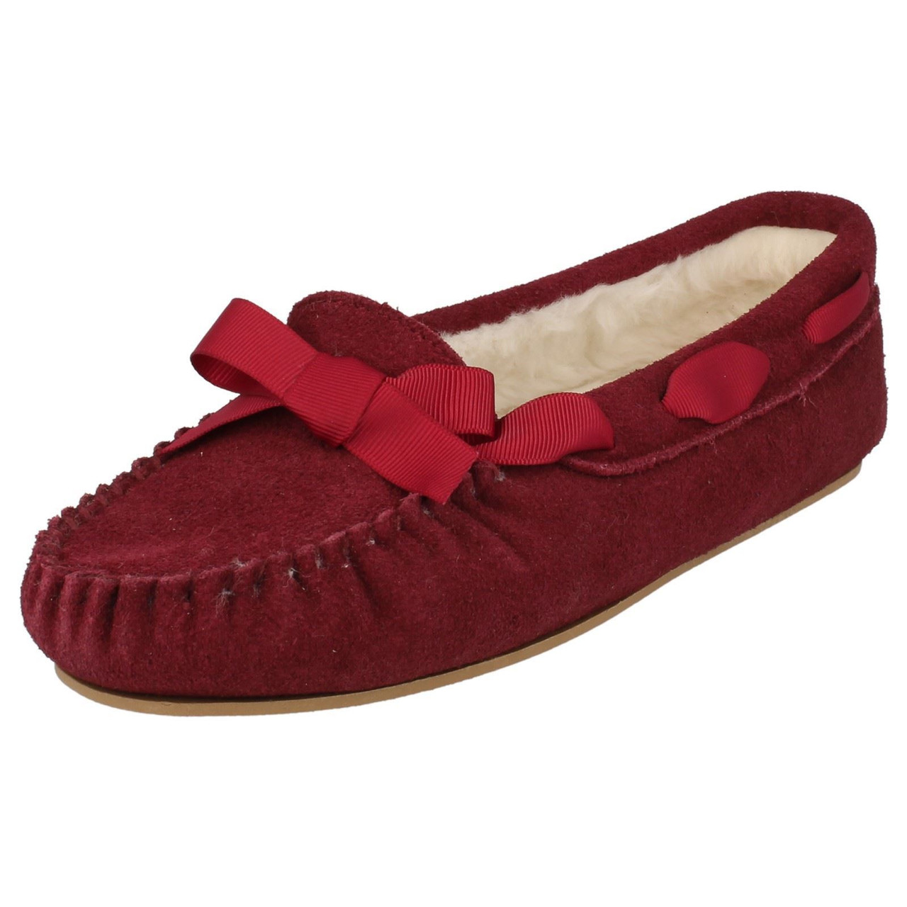 clarks womens moccasin slippers