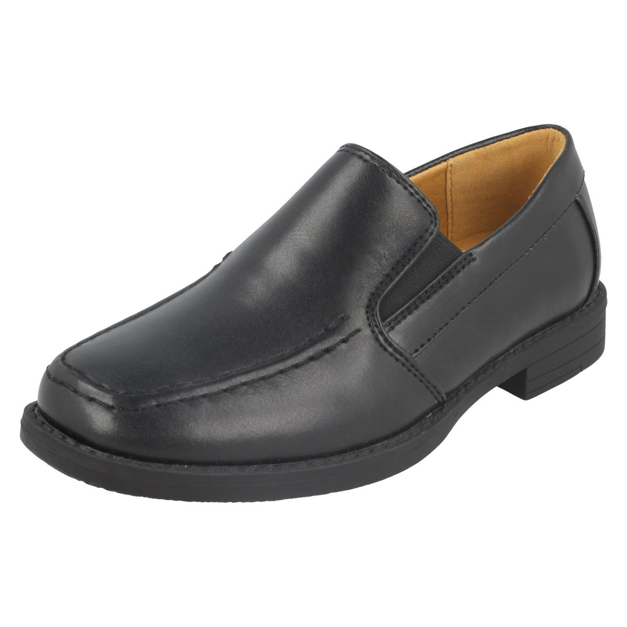 size 4 black school shoes