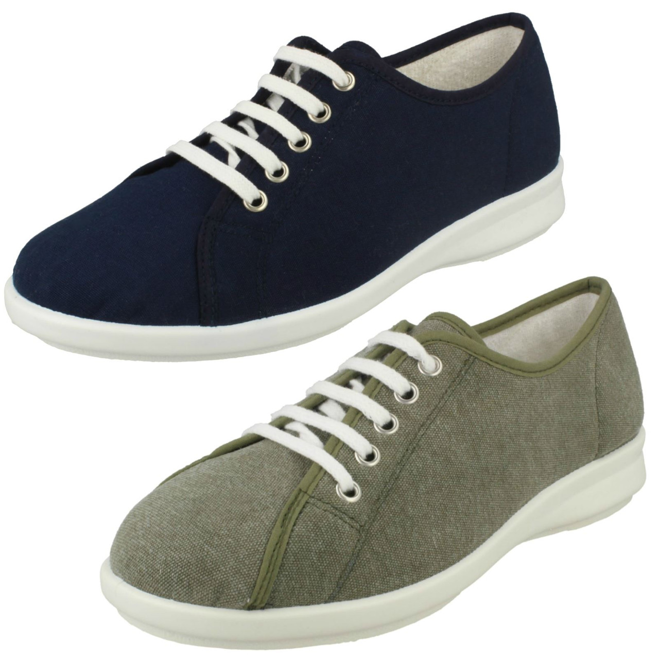 ladies casual canvas shoes