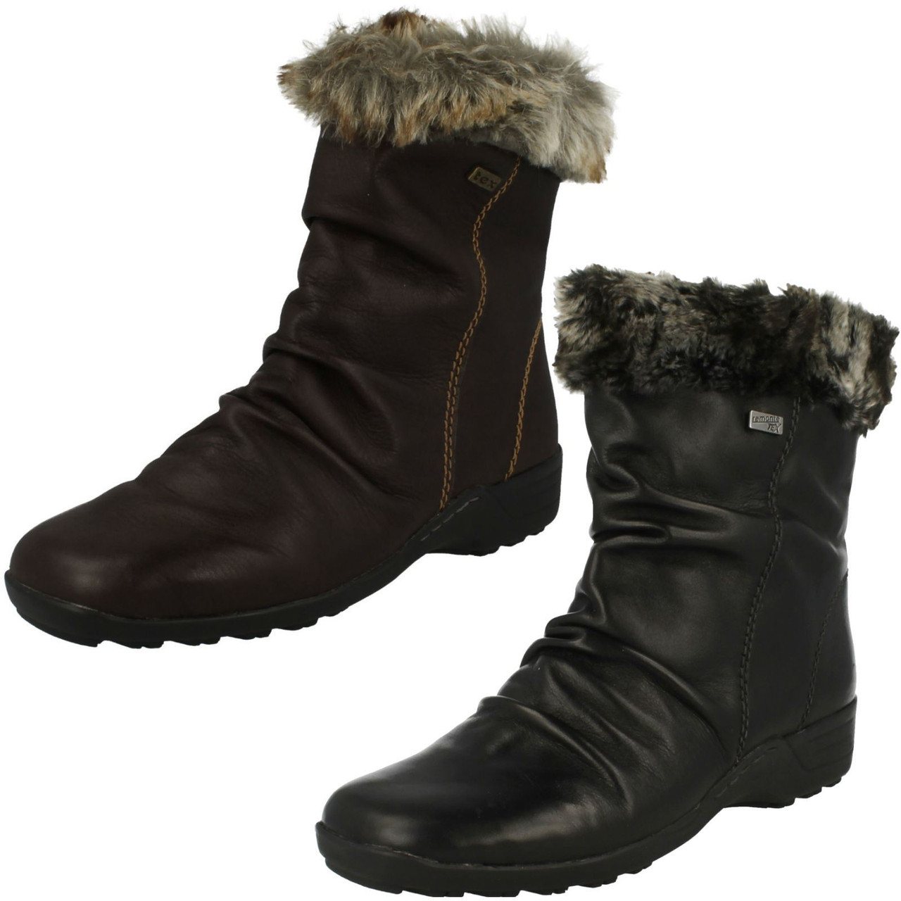 fur topped boots