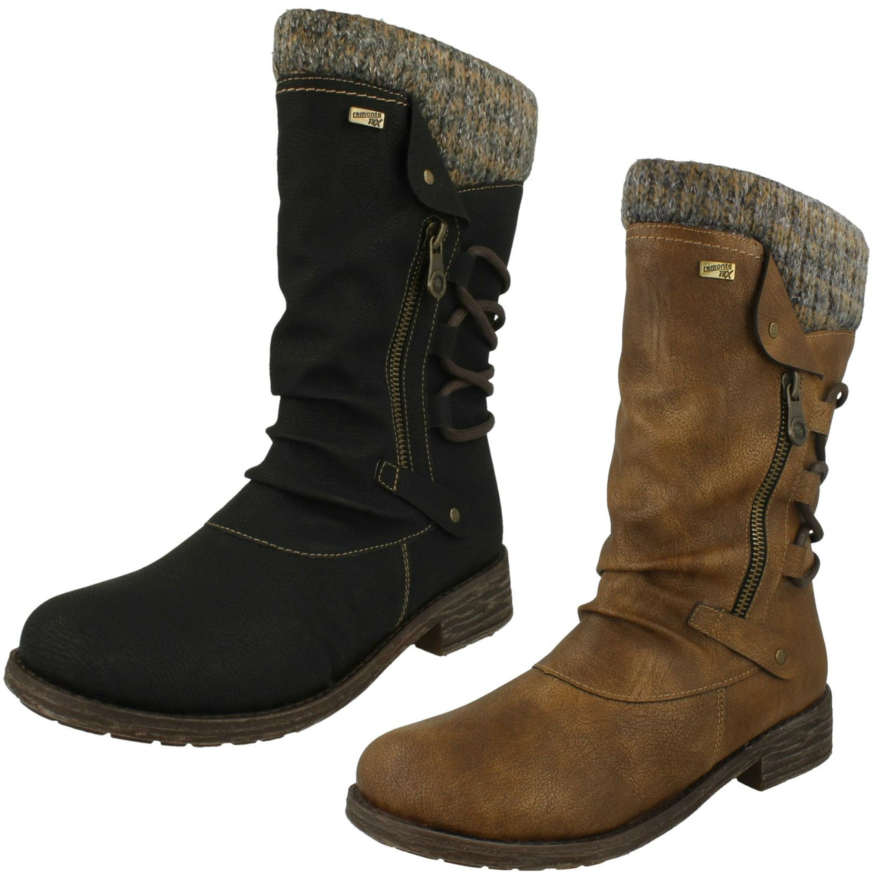 Ladies Remonte Warm Lined Boots D8070
