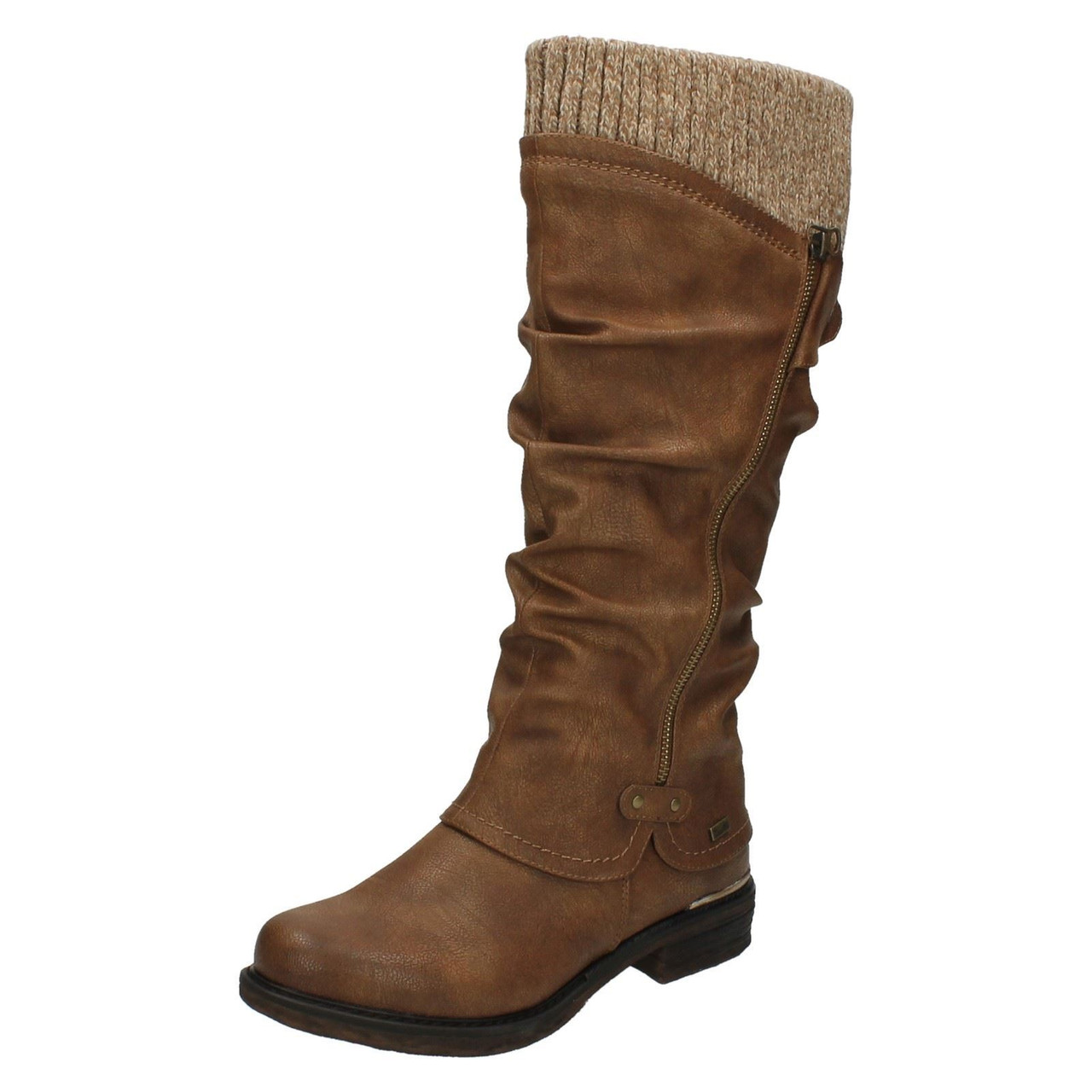 Ladies Rieker All Weather Long Boots 98956