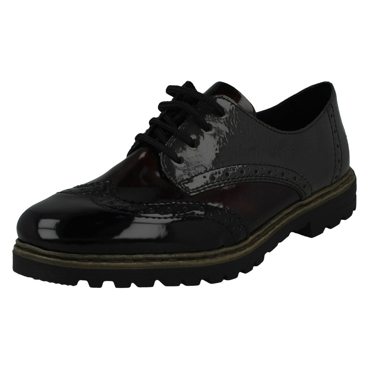 Ladies Rieker Lace Up Brogues M4823