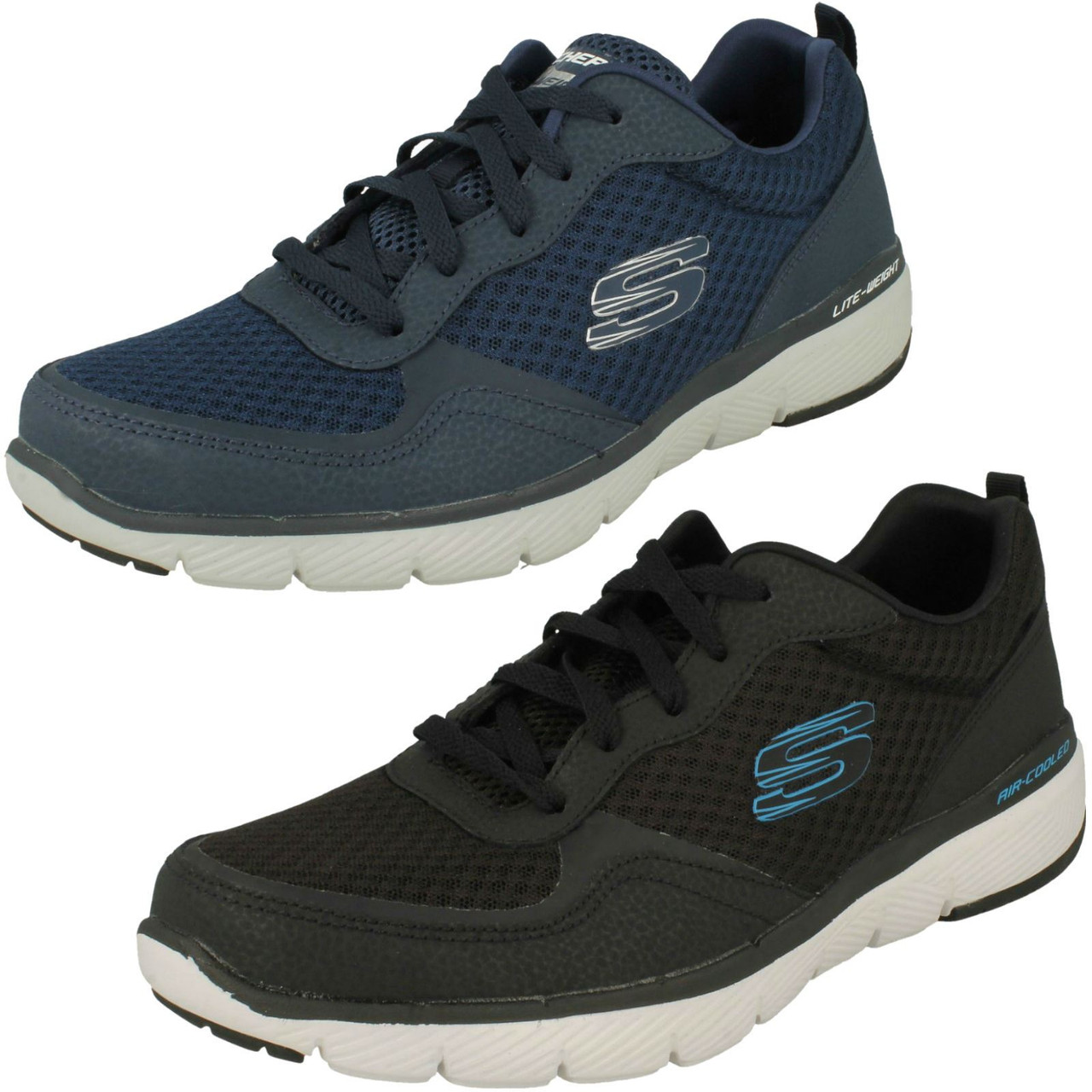 skechers air cooled memory foam men's shoes