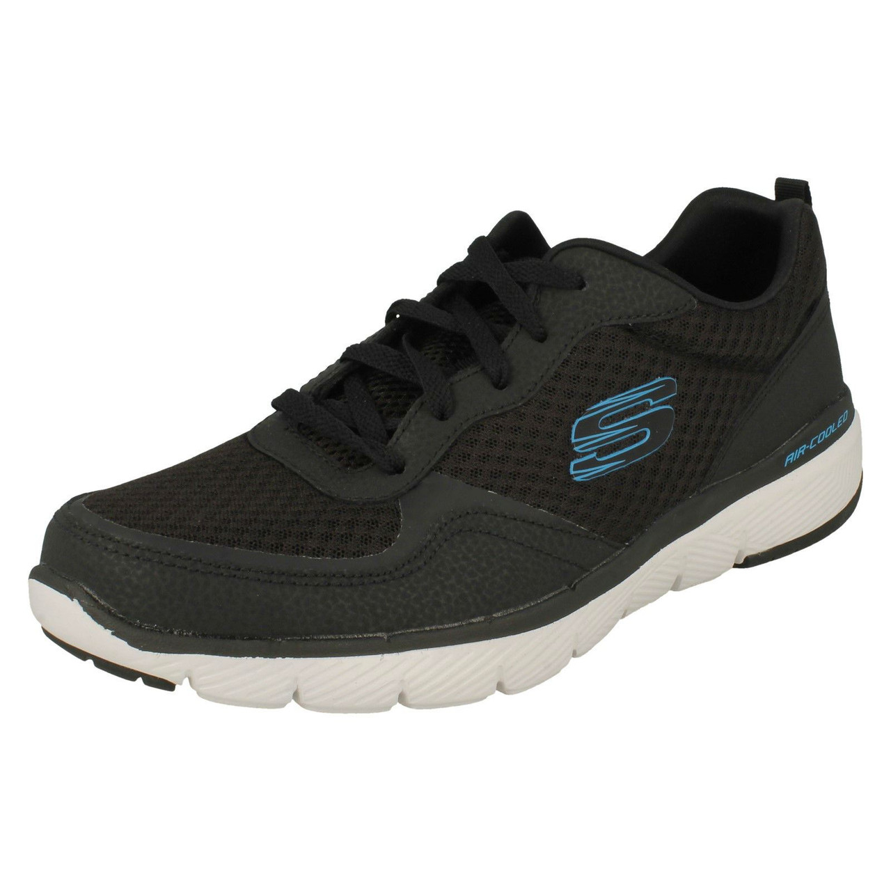 skechers air cooled memory foam mens sneakers