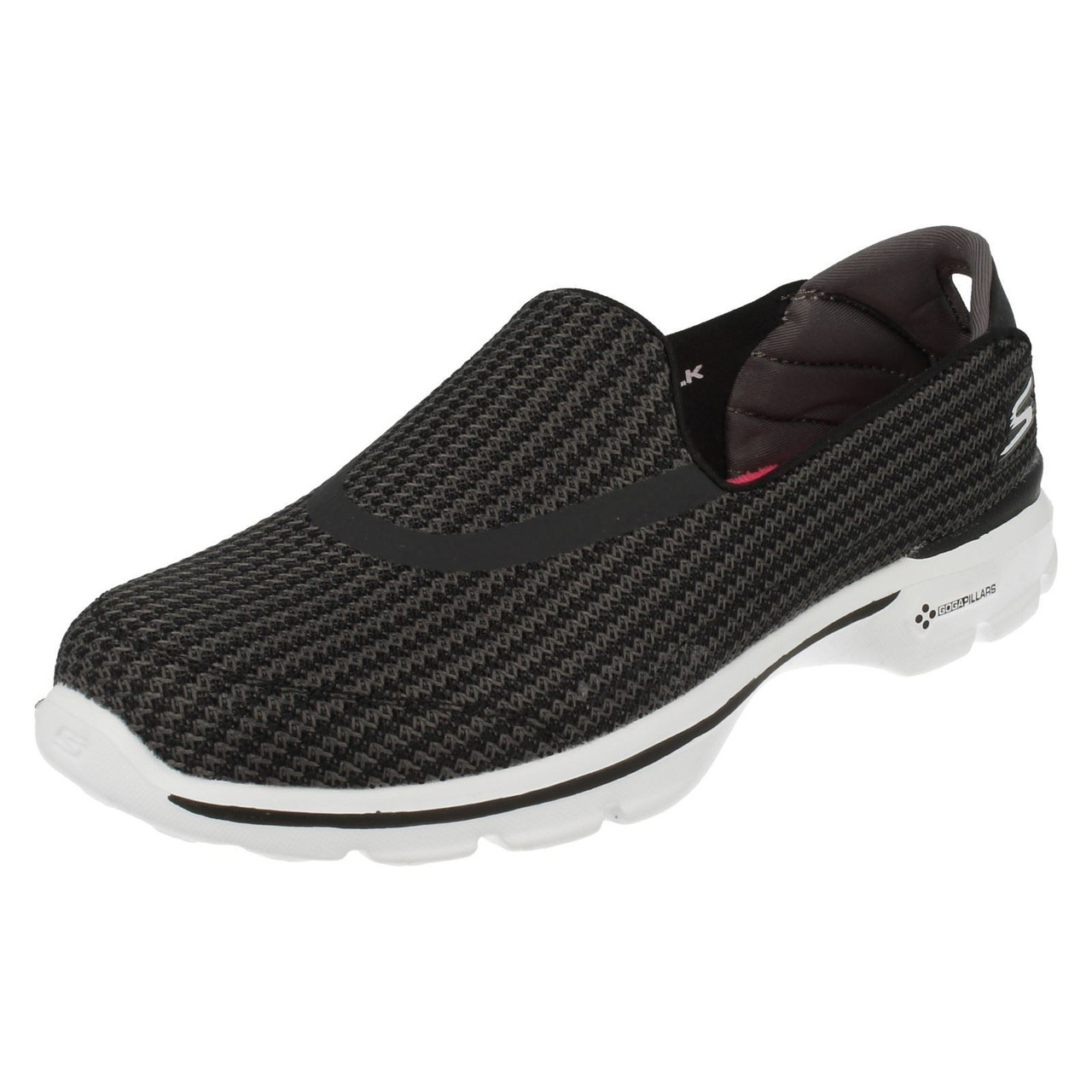 Skechers go walk sales 3 womens black