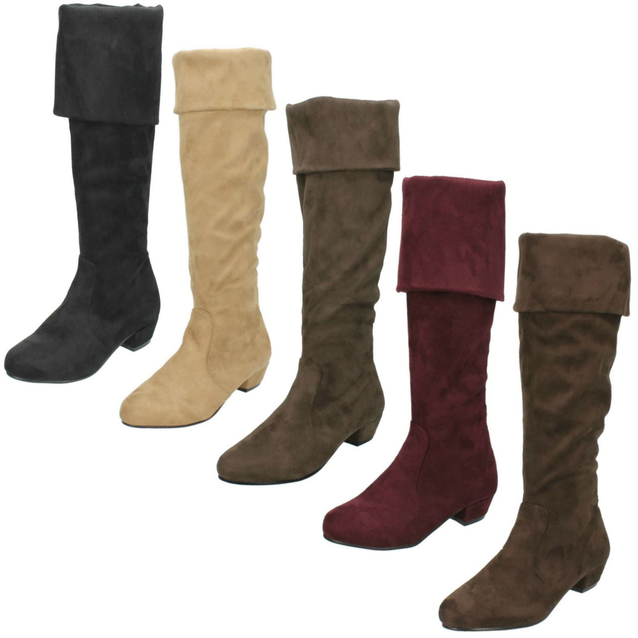 ladies high leg boots