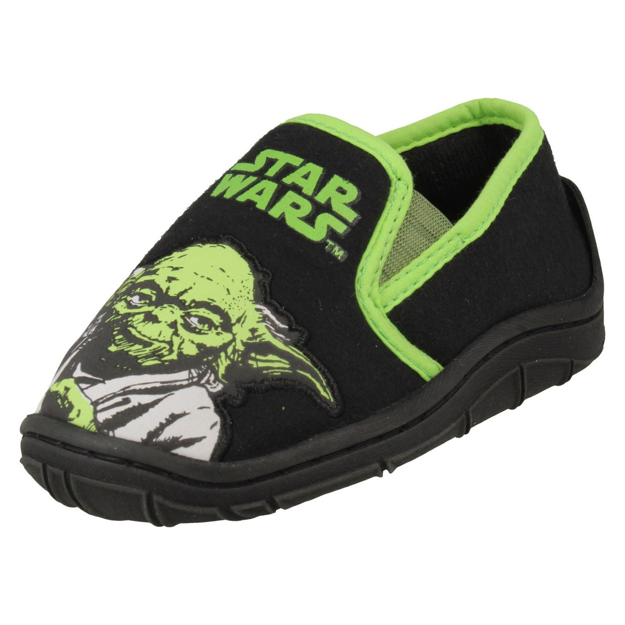 Boys Star Wars Slippers Yoda