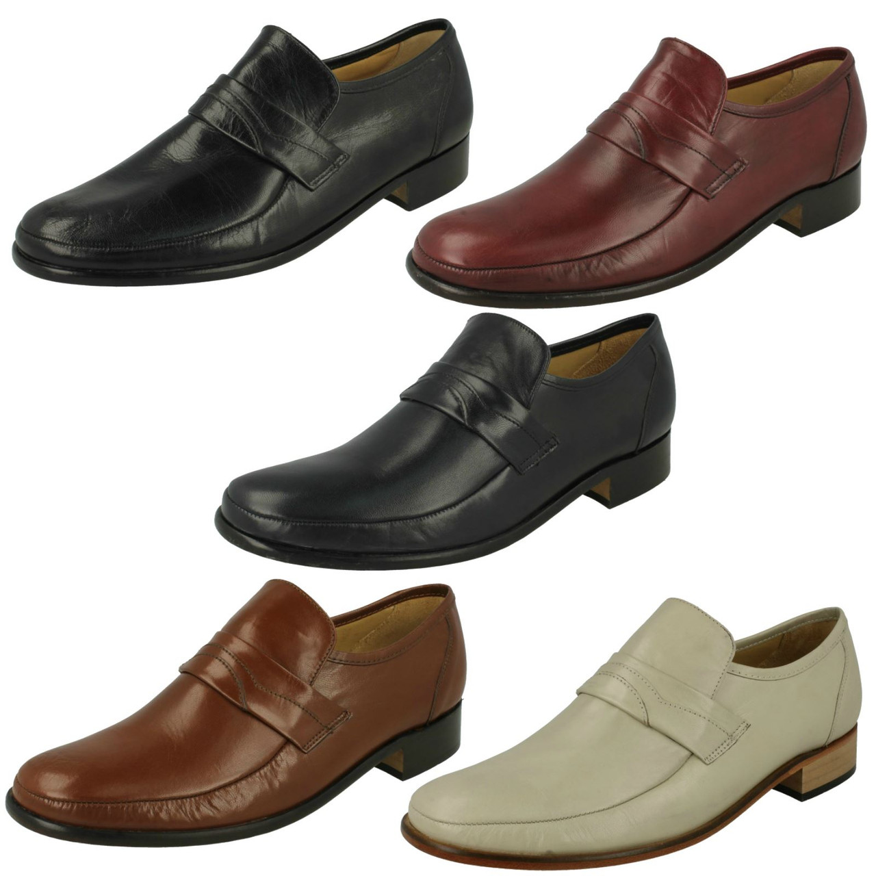 burgundy smart shoes