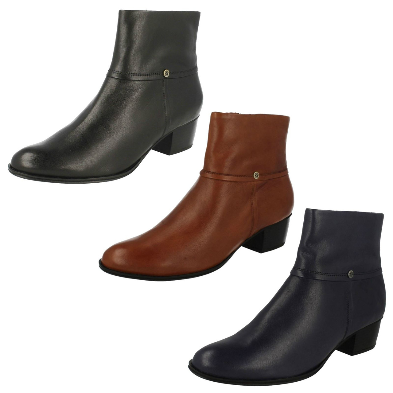 Ladies Van Dal Smart Ankle Boots Juliette