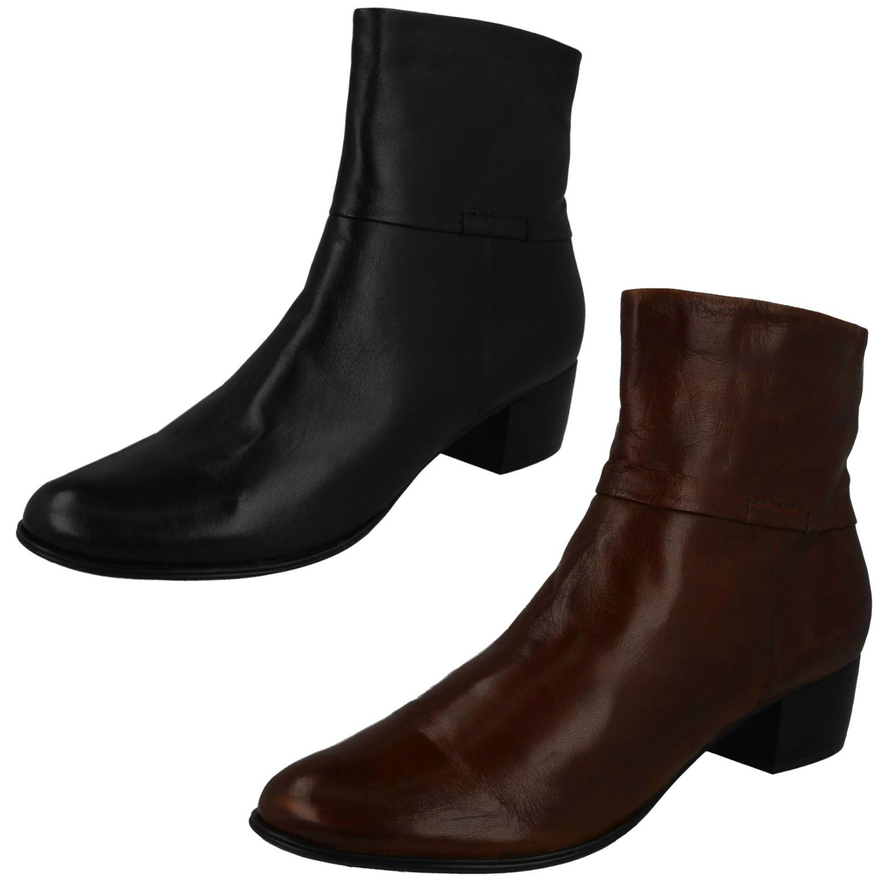 Ladies Van Dal Heeled Ankle Boots Romeo