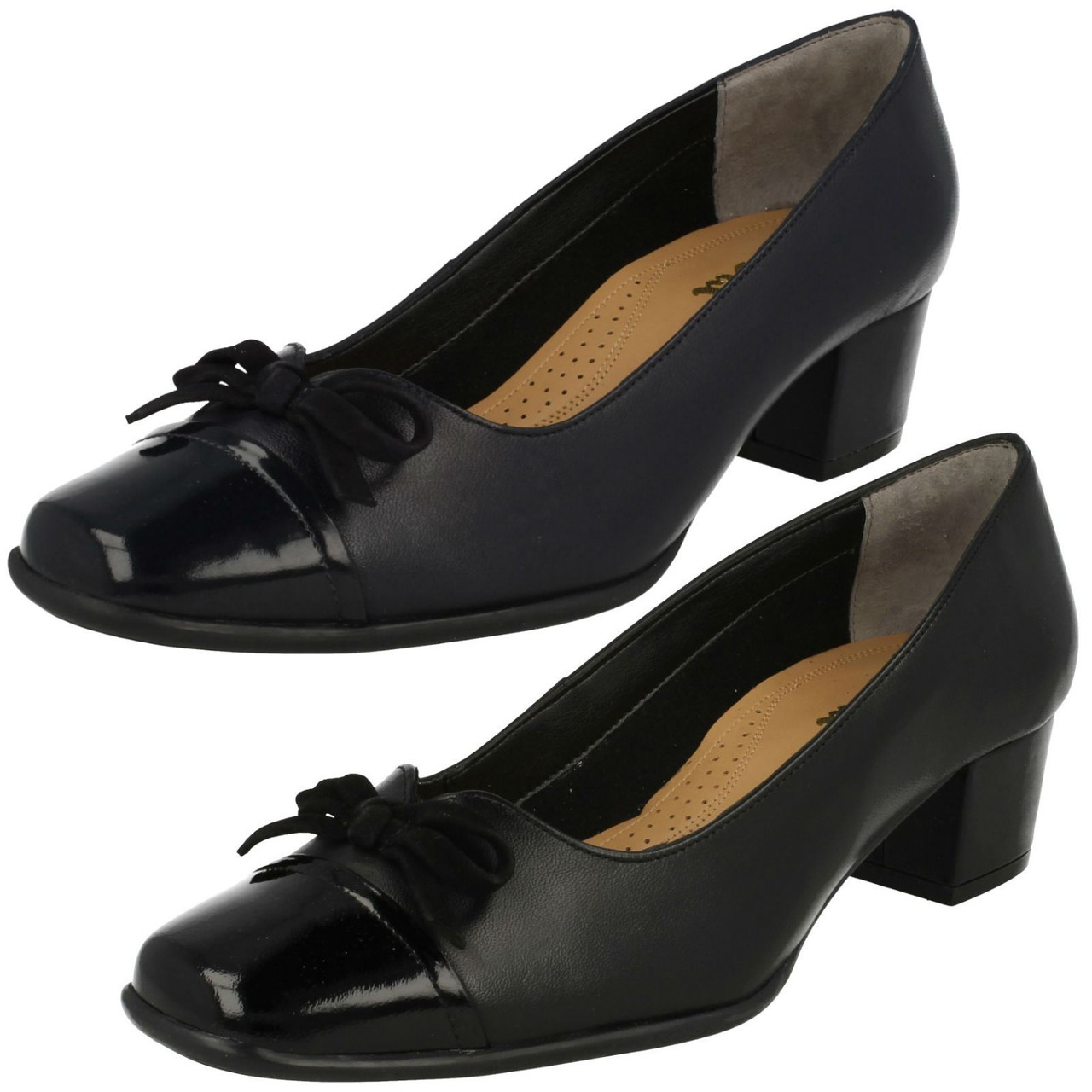 van dal navy court shoes