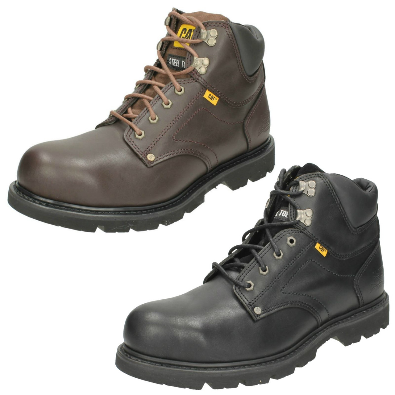 steel toe ankle boots