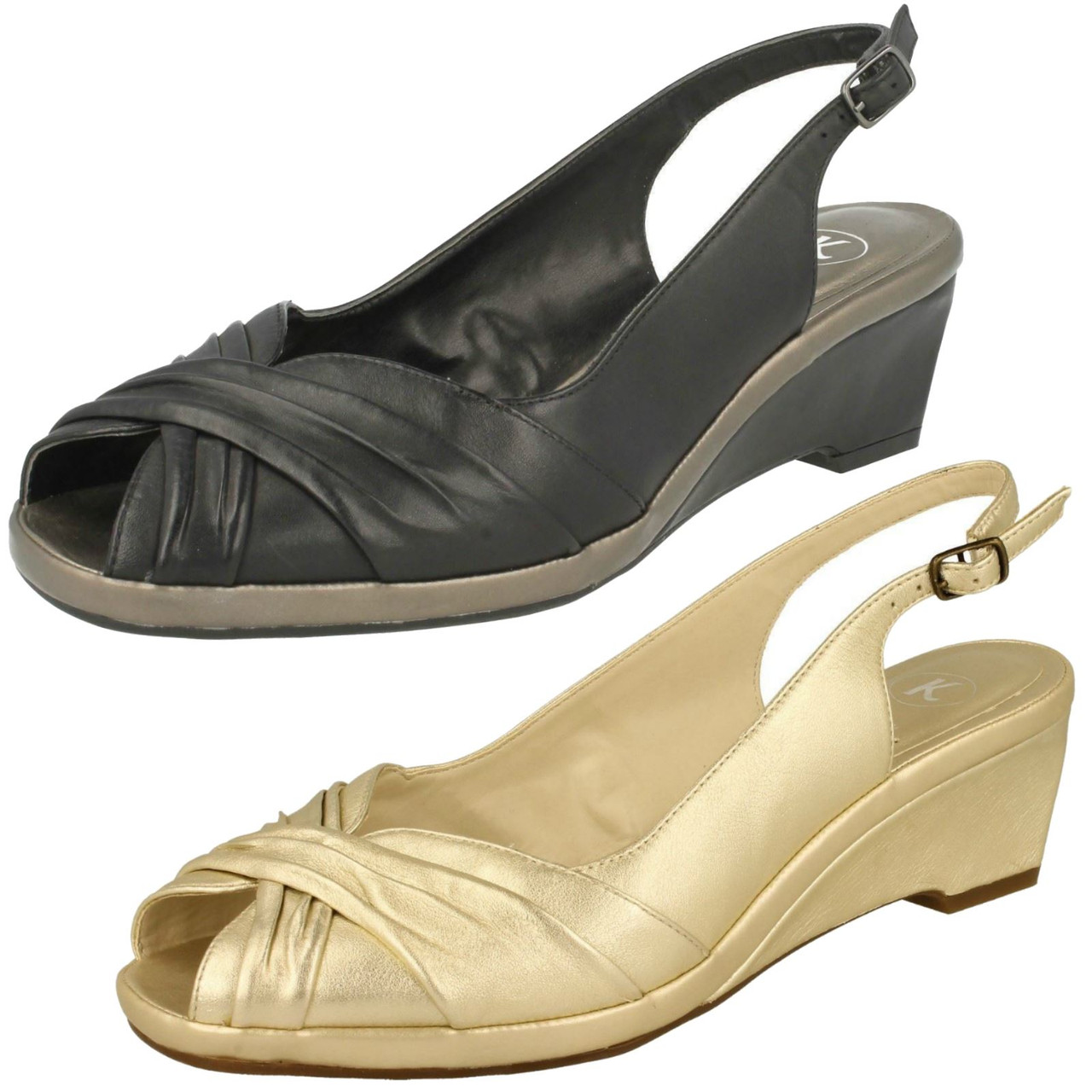 clarks champagne sandals