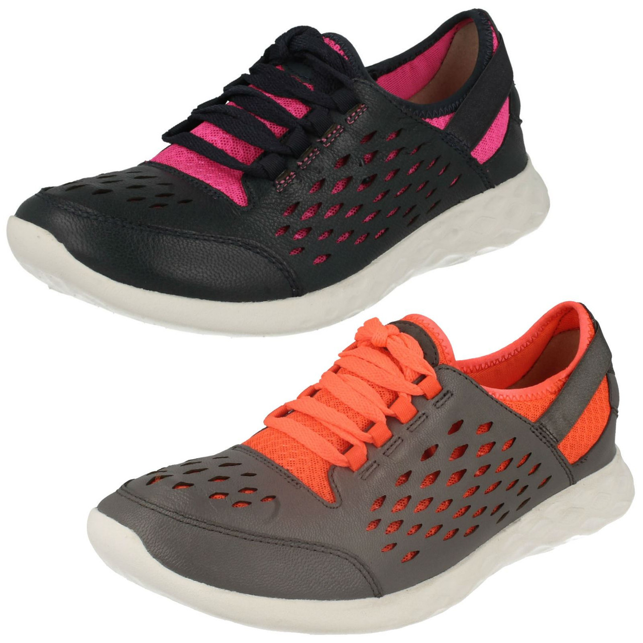 Ladies Clarks Active Wear Trainers Lace