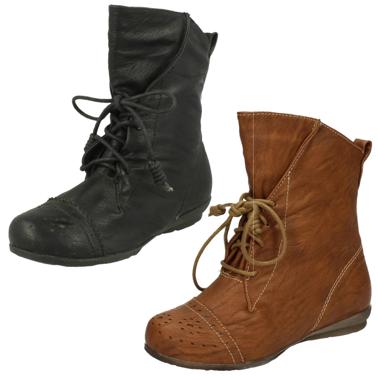 girls lace up ankle boots