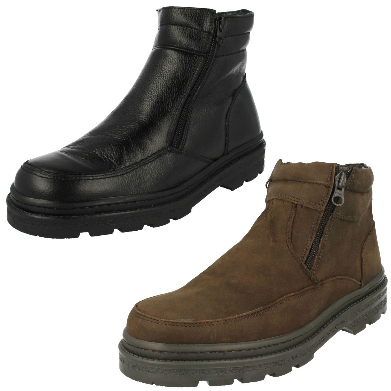 mens boots zip up