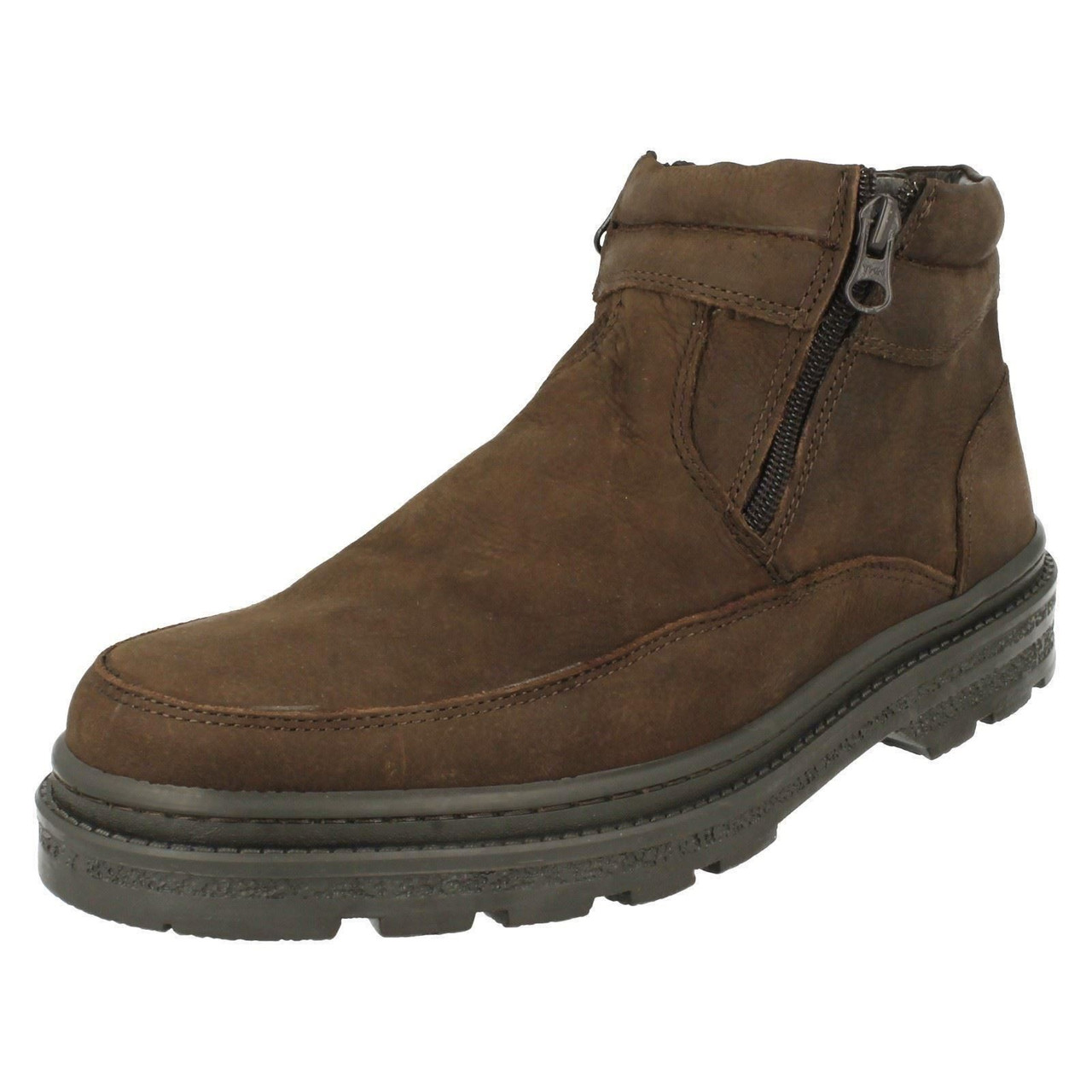 Mens zip walking on sale boots