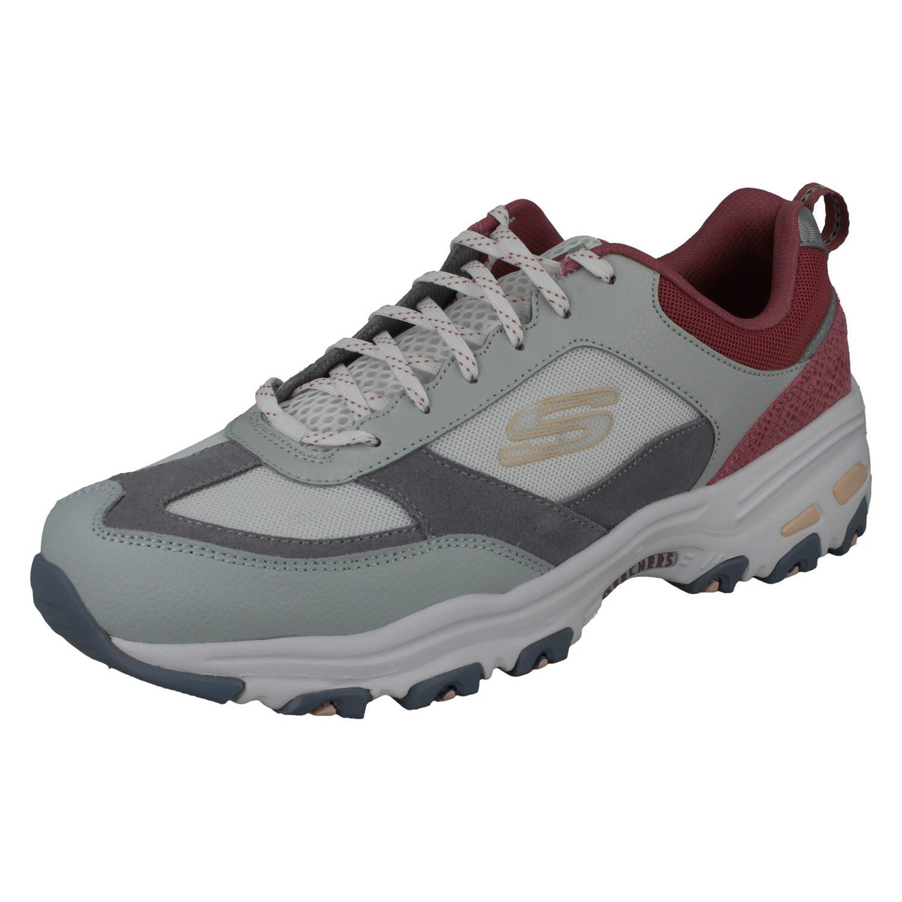 skechers memory foam trainers ladies