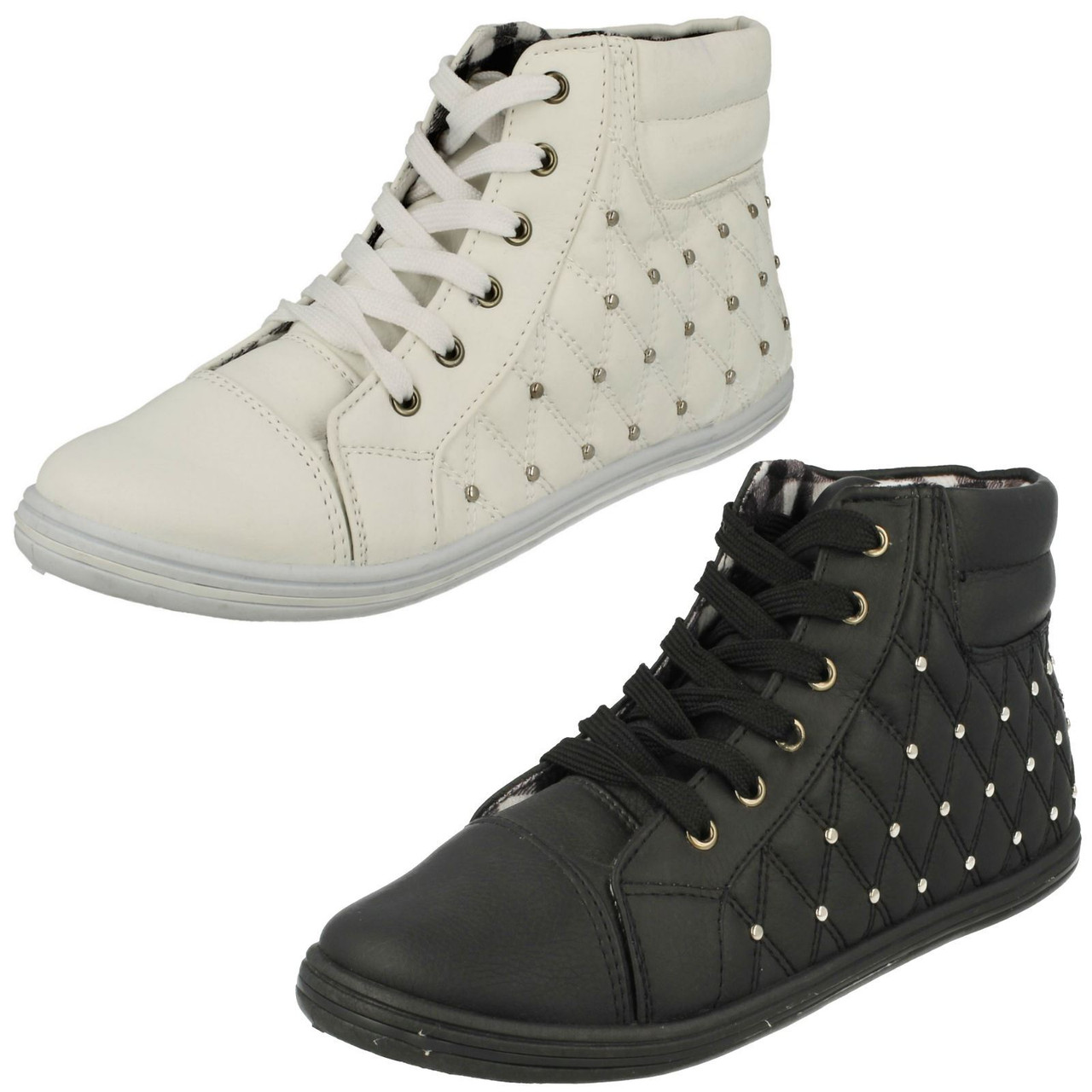 ladies high top trainers