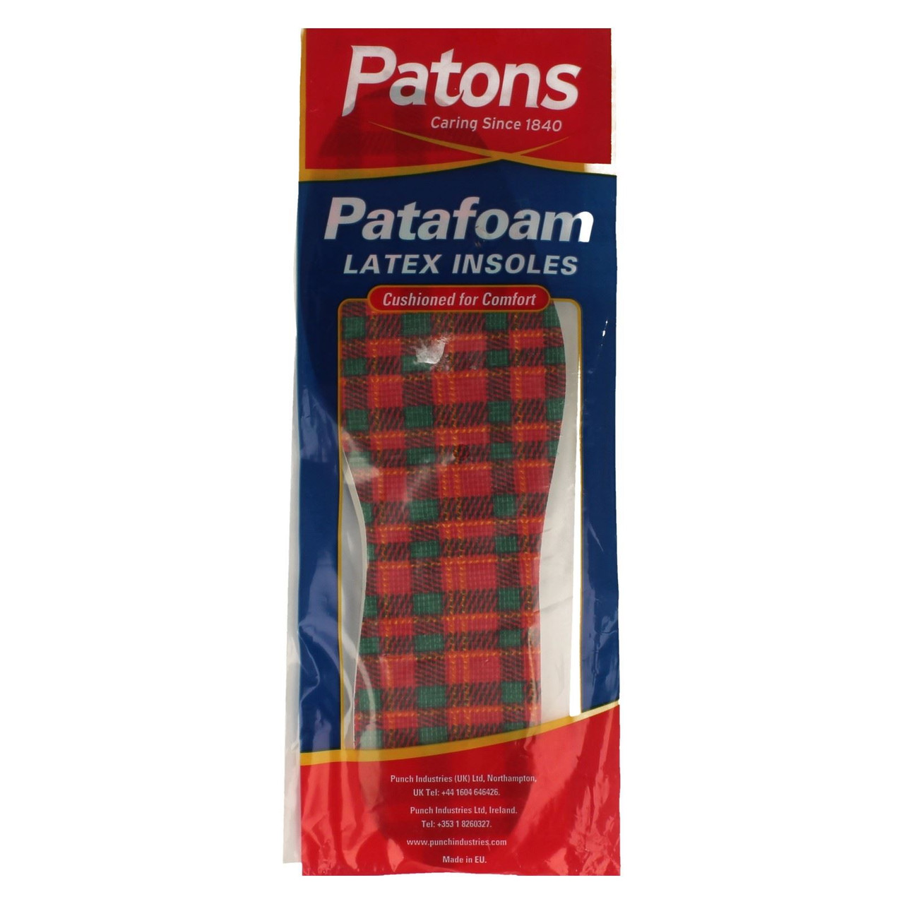 Patons Patafoam Latex Insoles Mens Or Ladies Cushioned For Comfort/Breathable. 