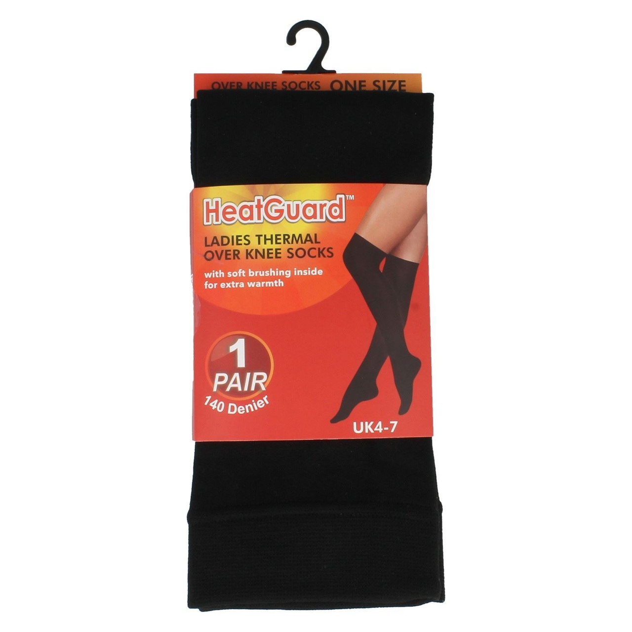 Ladies Heatguard Thermal Over Knee Socks 140 Denier Style