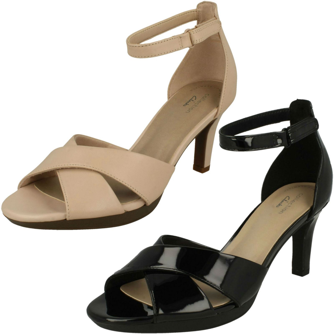 Ladies Strappy Heeled Sandals Adriel Cove