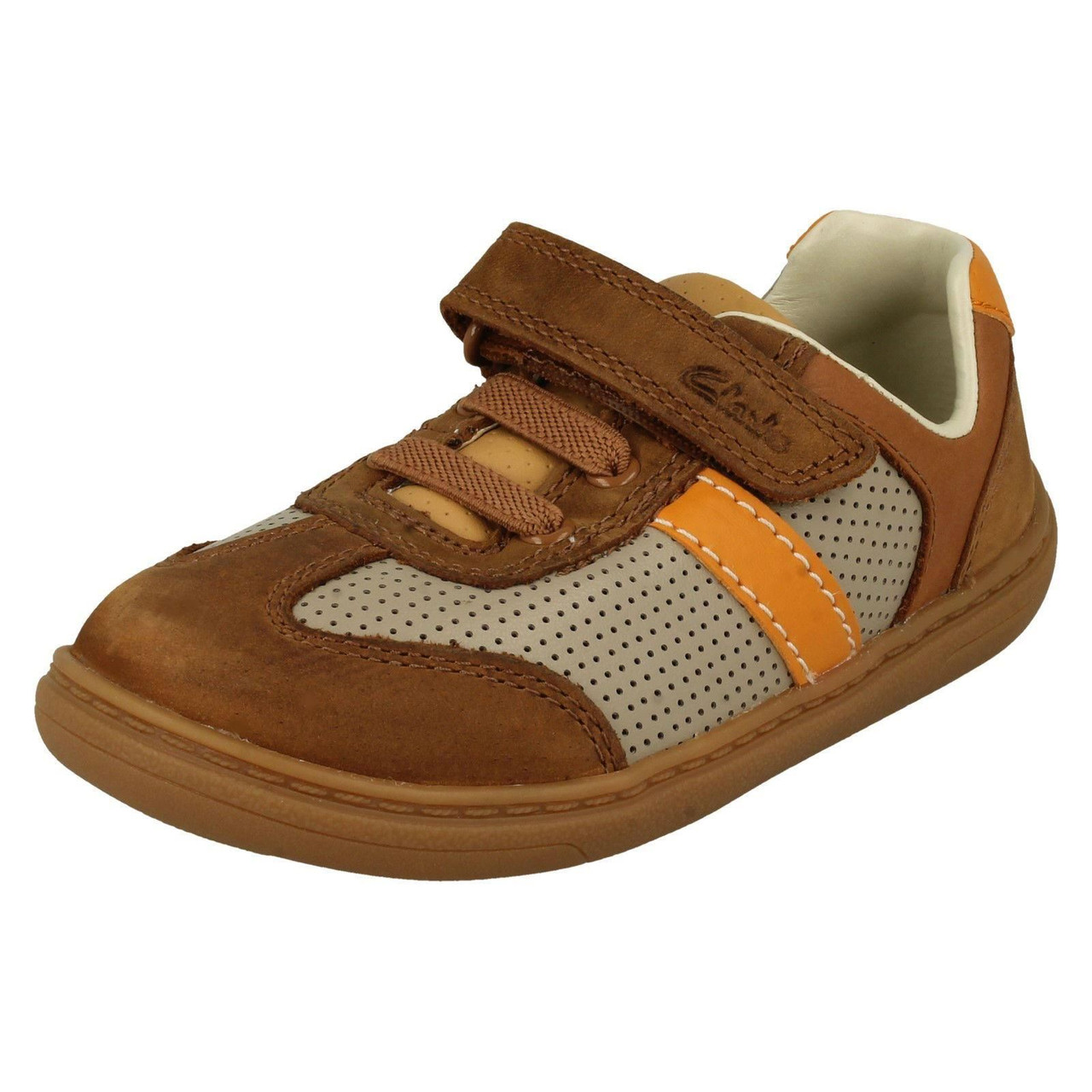 clarks elasticated shoes