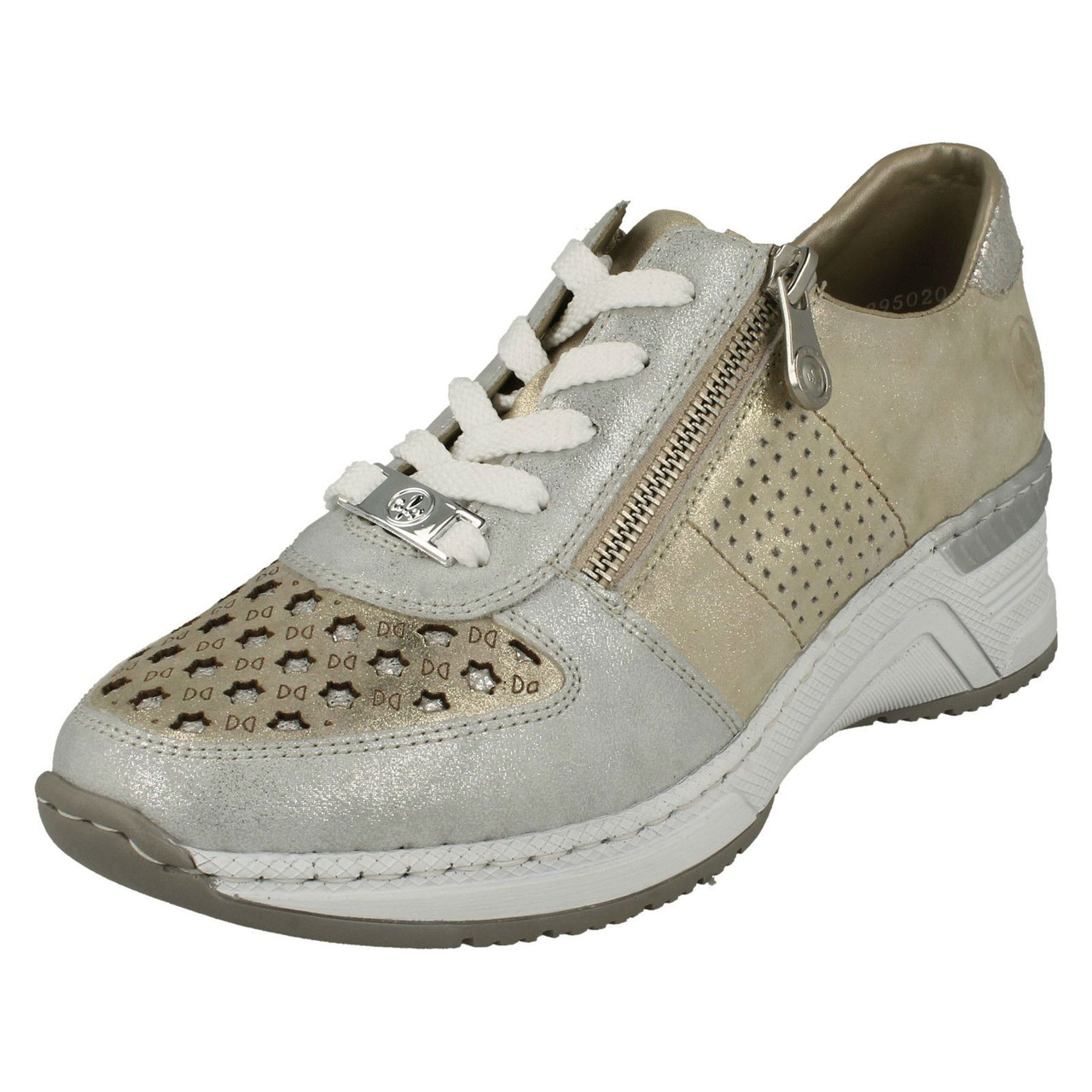 rieker gold trainers