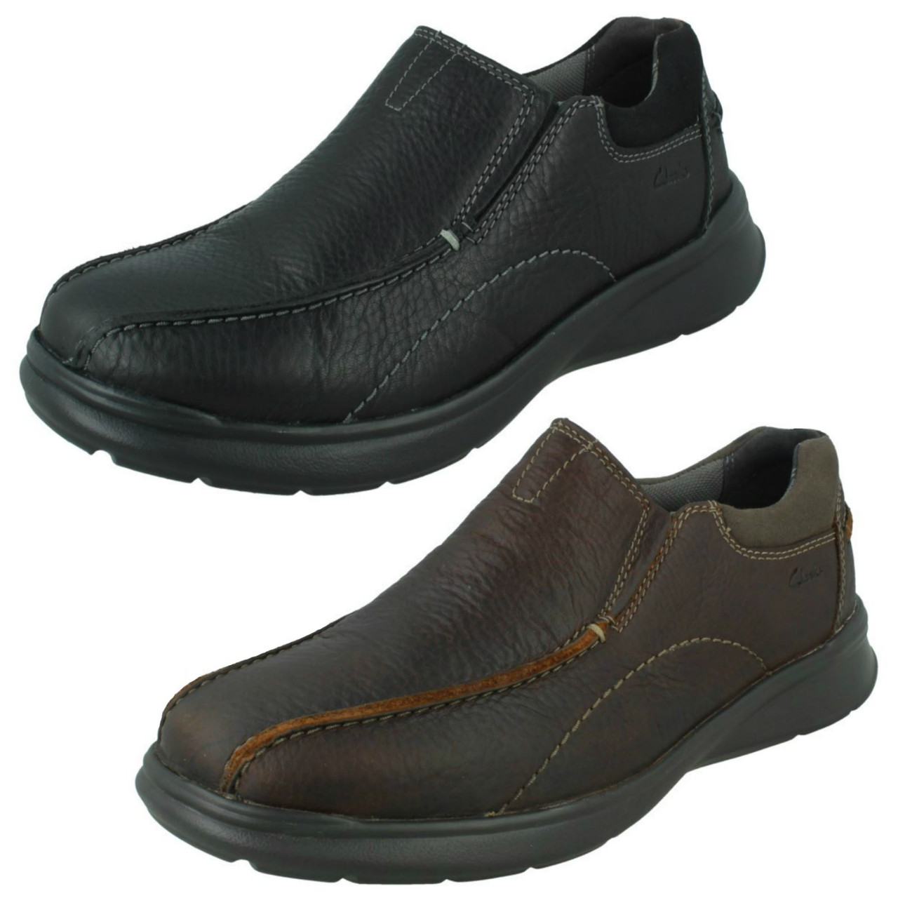 Mens Clarks Casual Slip On Shoes 