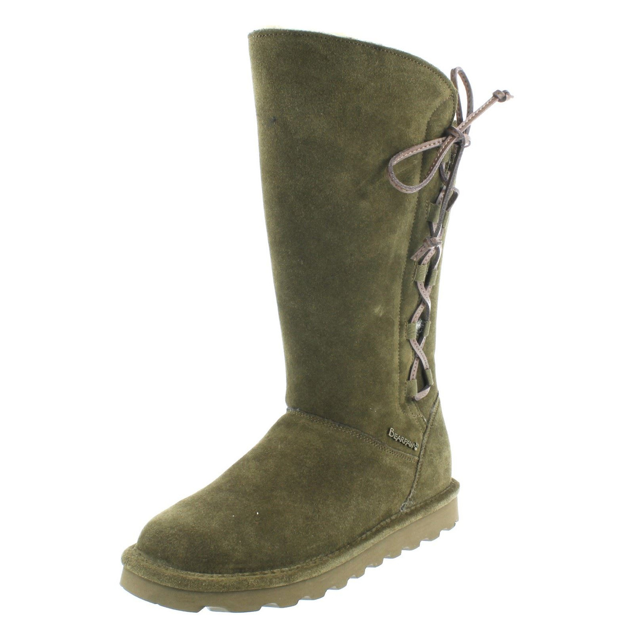 Ladies Bearpaw Lace Up Slouch Boots Rita