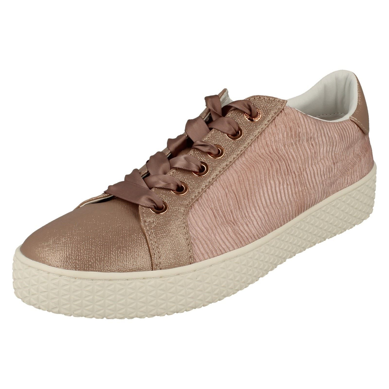 Ladies Bugatti Casual Lace Up Trainers 52505