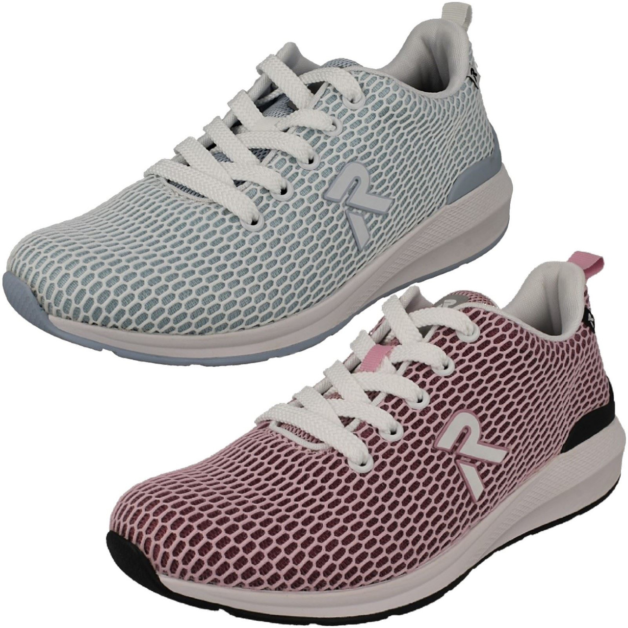 Ladies R-EVOLUTION BY Rieker Breathable Sporty Style Lace Up Trainers 40103
