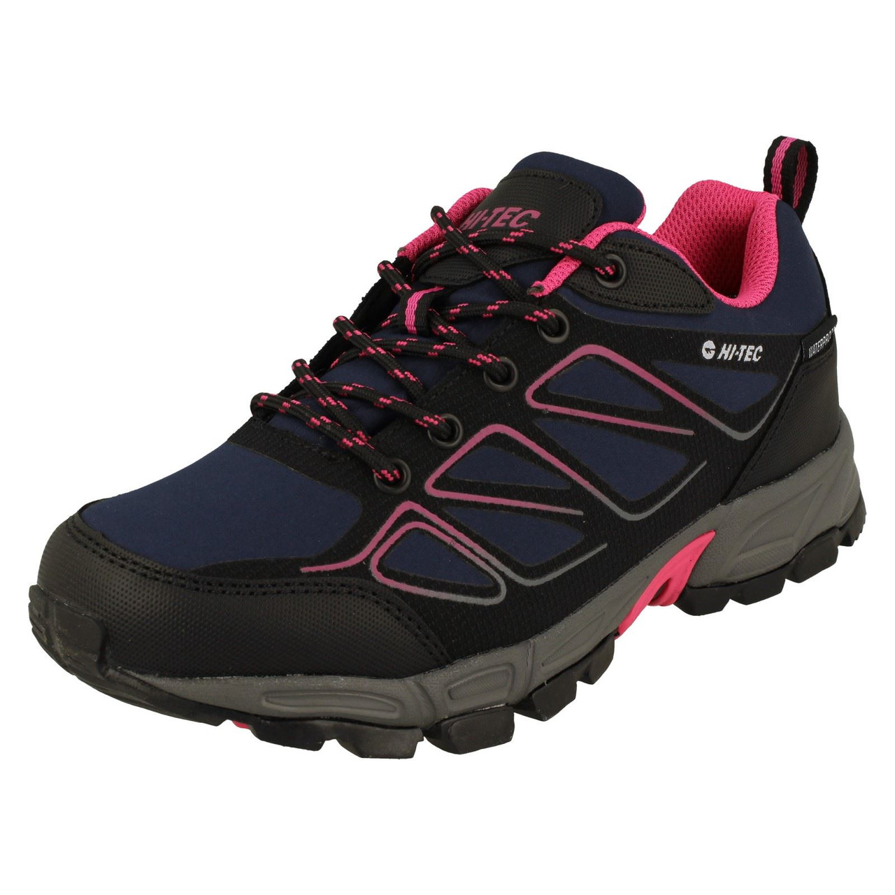 Hitec Ladies Walking Waterproof Lace Up Trainers Ripper Low WP