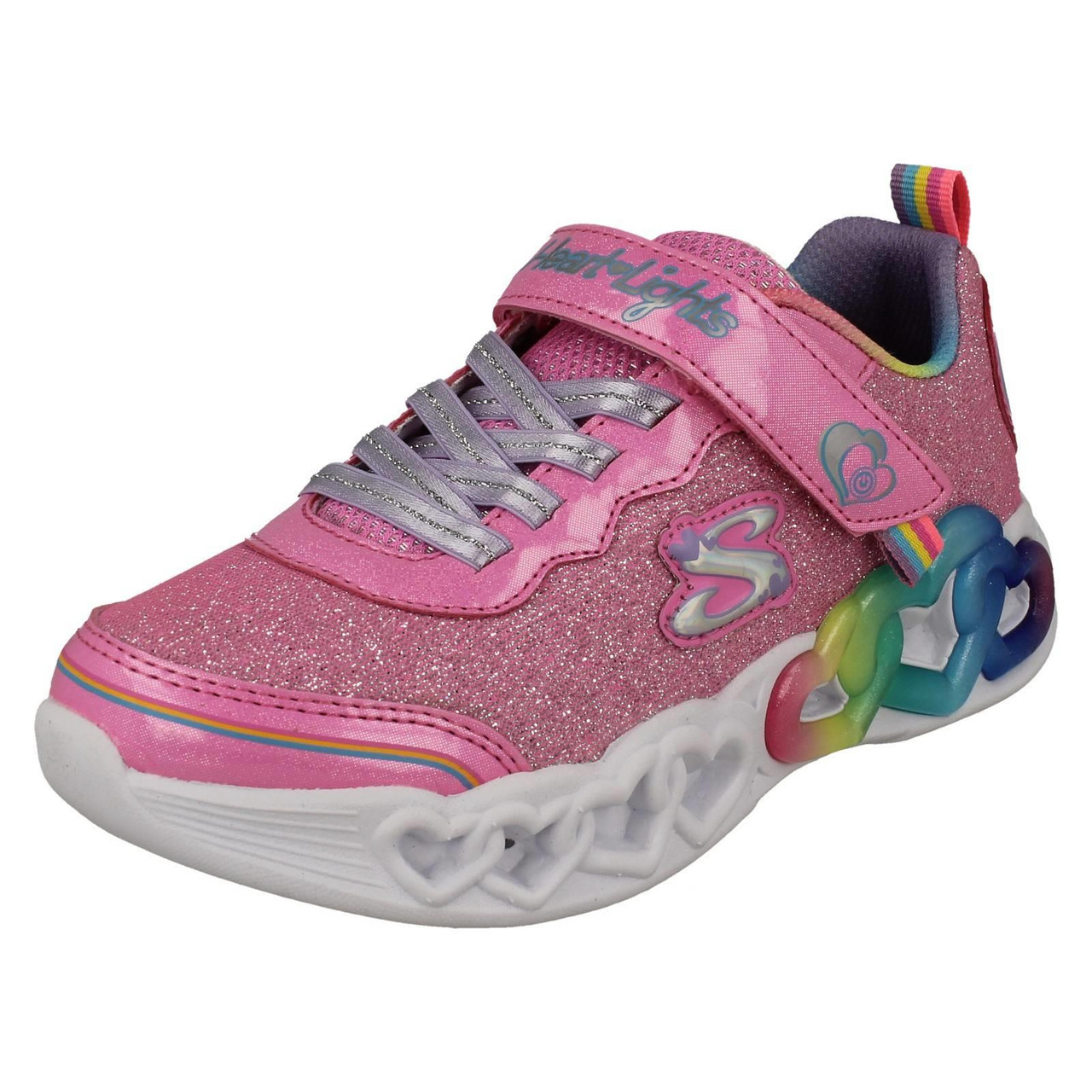 Skechers childrens light sales up sneakers