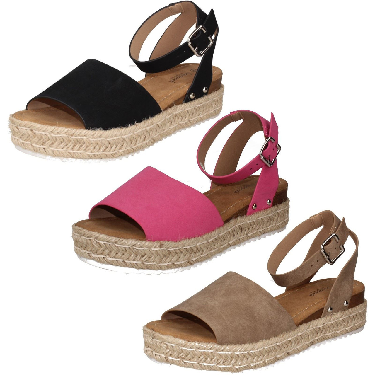 Ladies wide deals fit sandals