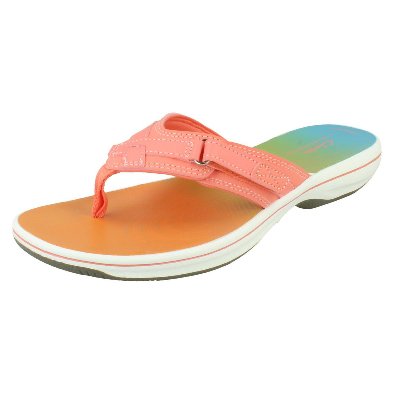 Orange Clarks Breeze Mila Black Patent Shoes Clarks ShopStyle