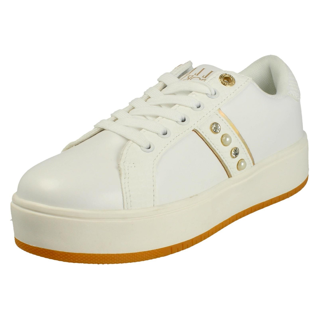 Ladies Elle Sport Casual Lace Up Trainers F7R340