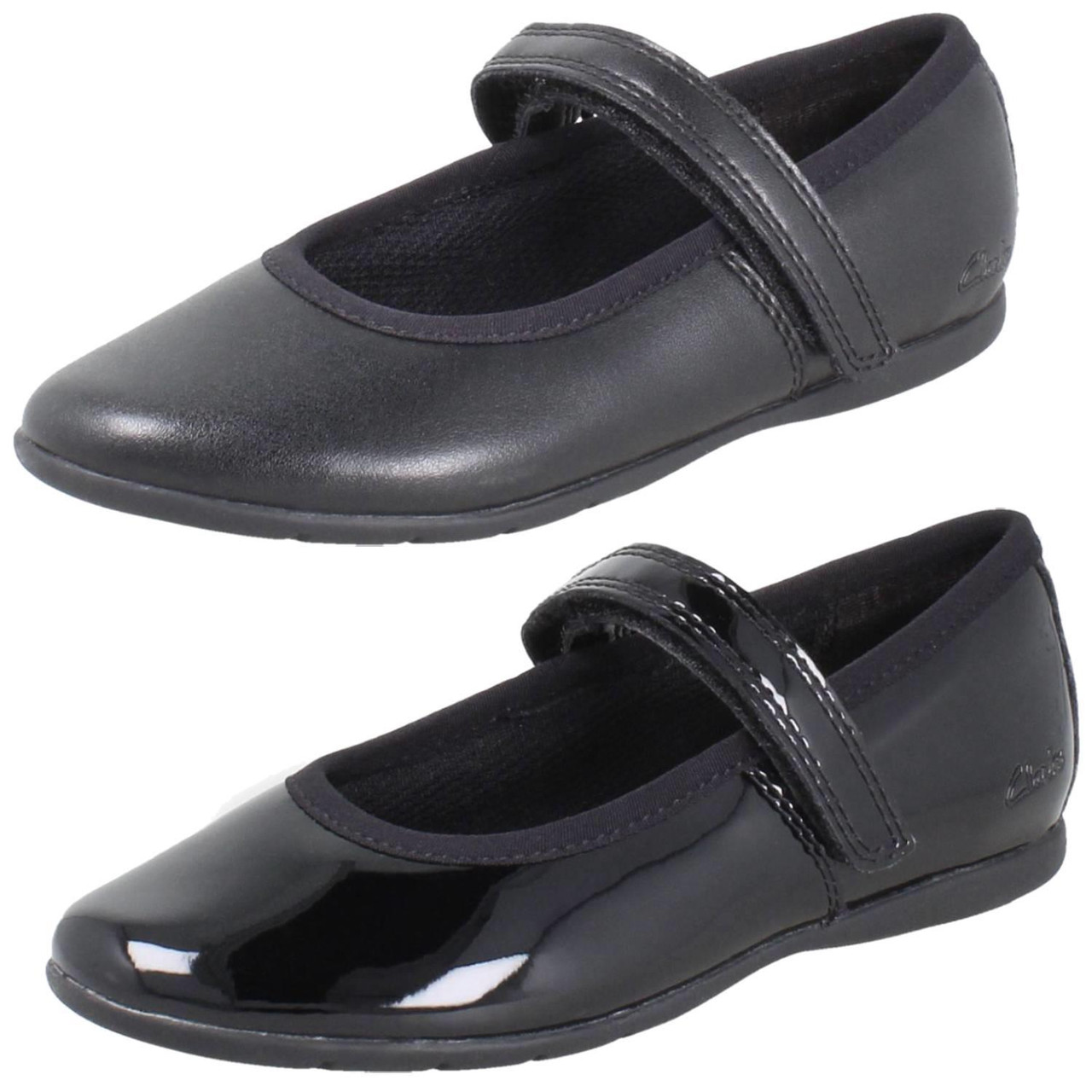 Girls Clarks Classic Mary Jane School Shoes Dance Wish
