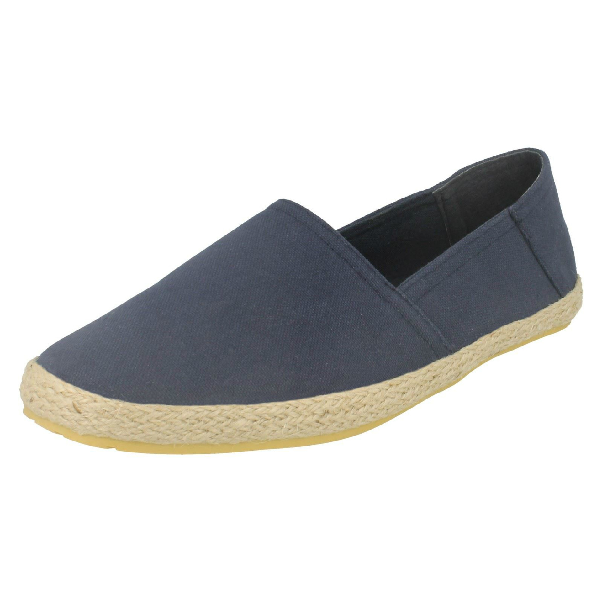 Mens Slip On Casual Espadrille Shoes
