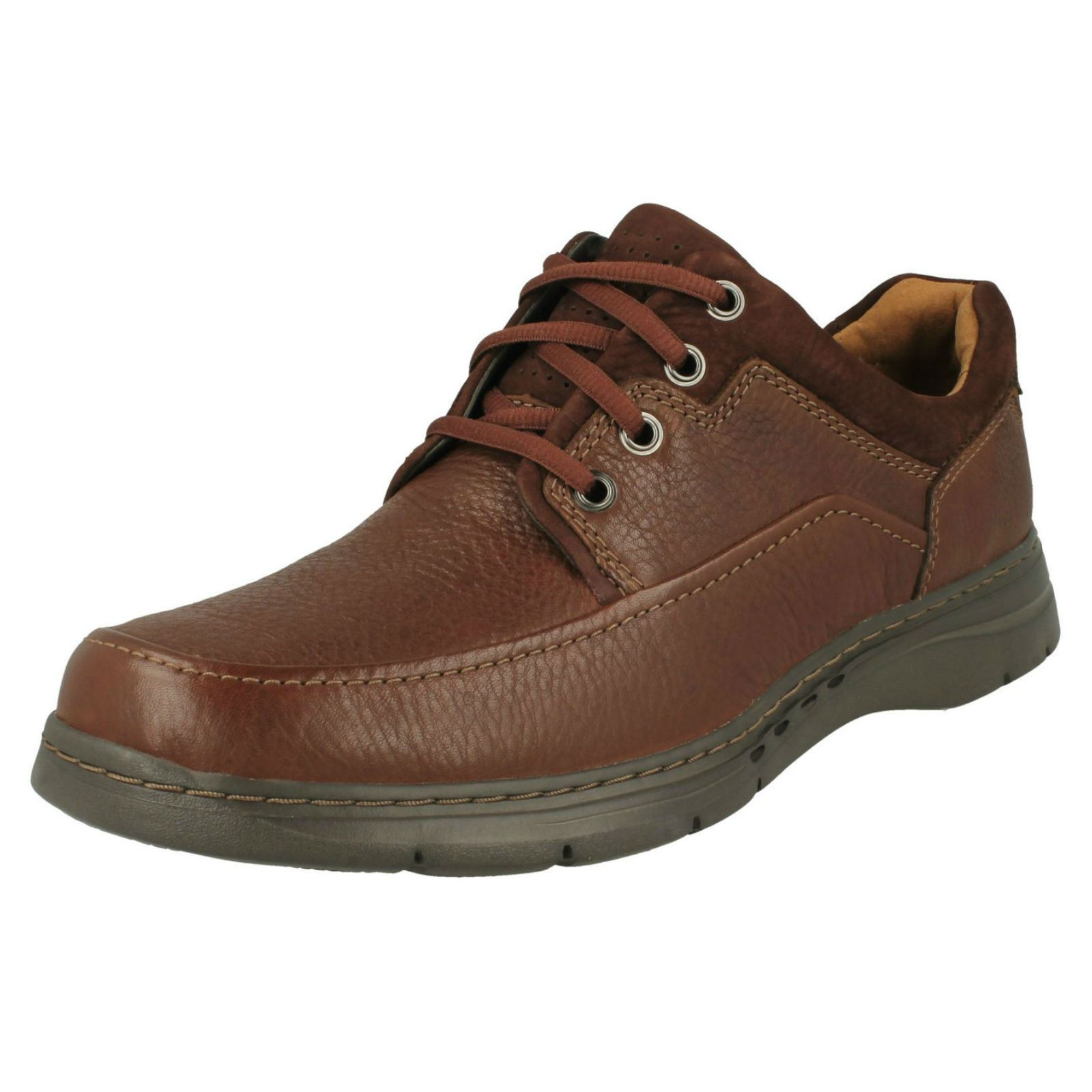 Mens Clarks Unstructured Lace Up Shoes Un Brawley Lace