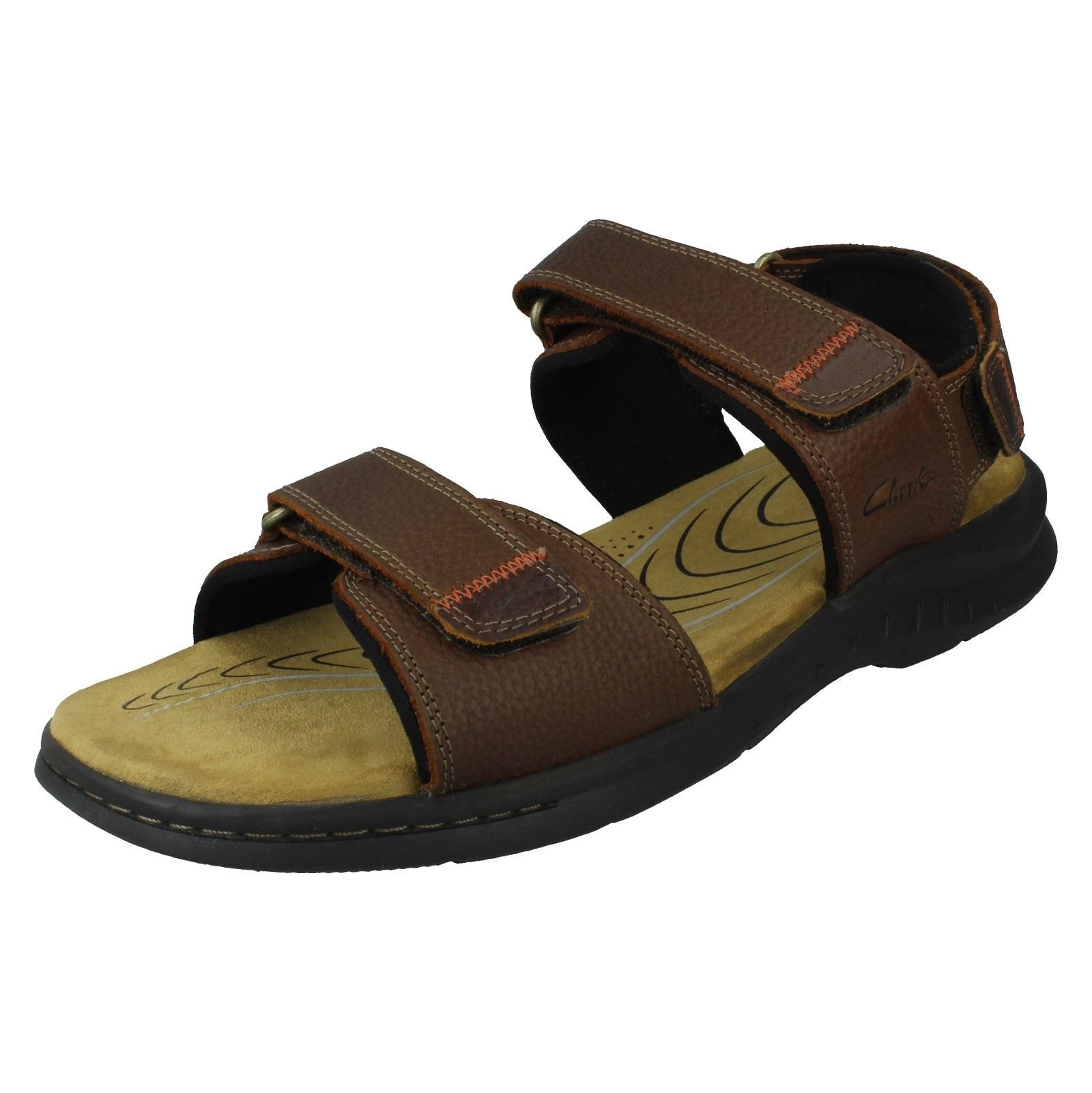 Mens Clarks Ankle Strap Casual Sandals Hapsford Creek