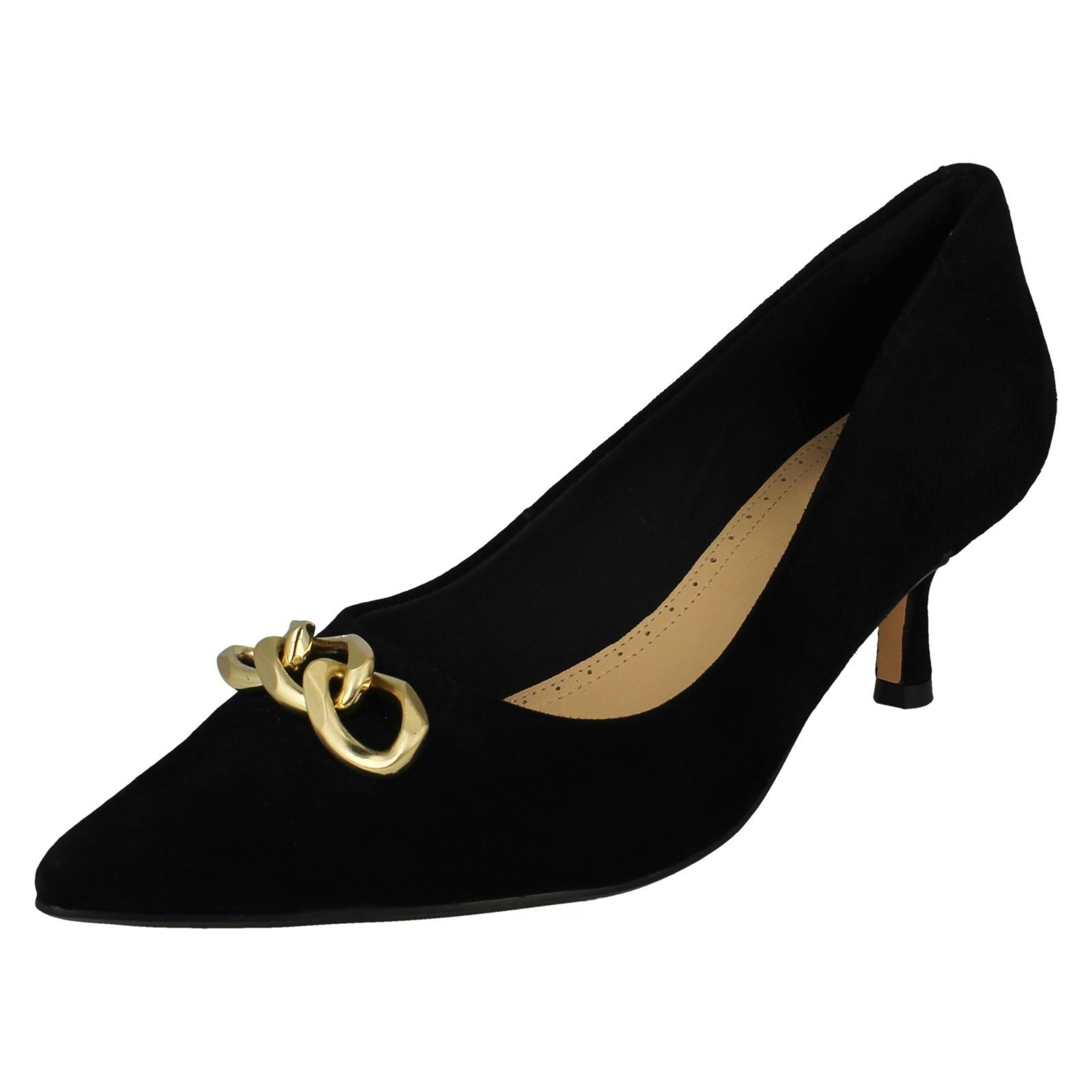 clarks mid heel shoes