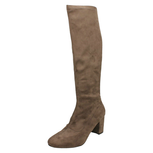Ladies Anne Michelle Pull On Knee High Boots