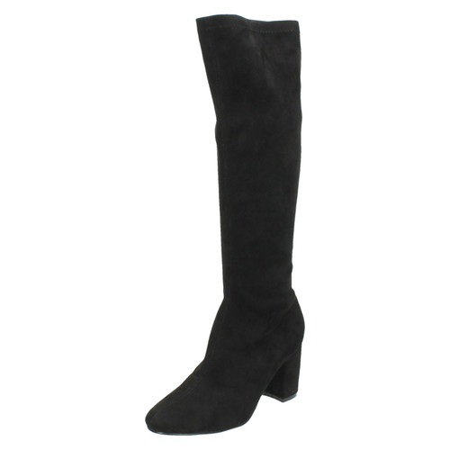 Ladies Anne Michelle Pull On Knee High Boots