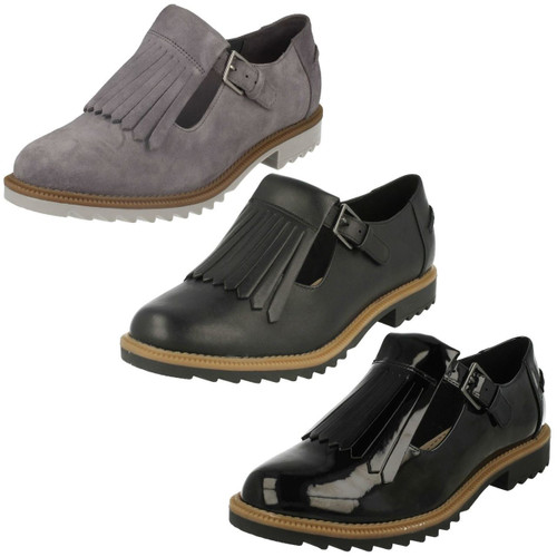 clarks t bar flat shoes