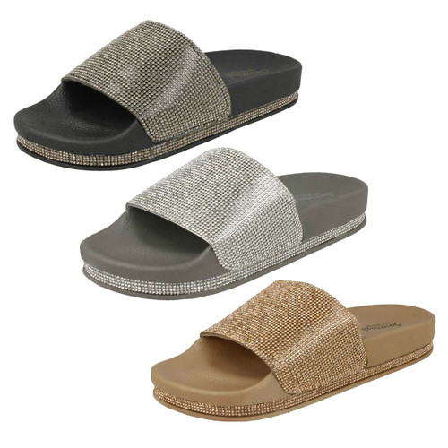 skechers diamante sliders